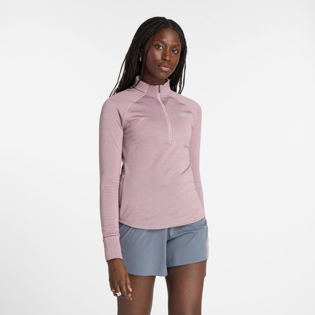 New Balance Women's Athletics Heat Grid 1/2 Zip running top
