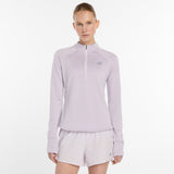 New Balance Women's Athletics Heat Grid 1/2 Zip long sleeve insulated running top
