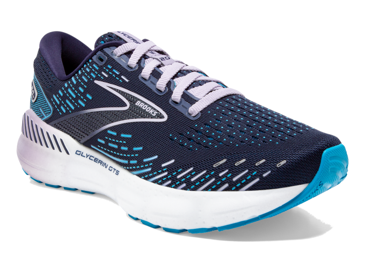 Brooks Women's Glycerin GTS 20 High Cushion Road Running Shoe with Mild Stability