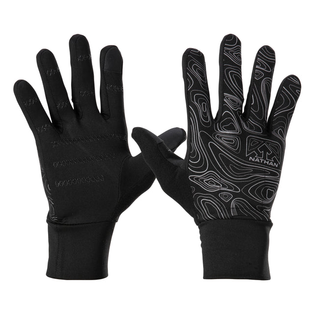 Nathan Men's Hypernight Reflective Running Gloves