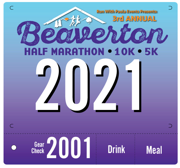 Beaverton Half Marathon 2021 Race Packet Shipping
