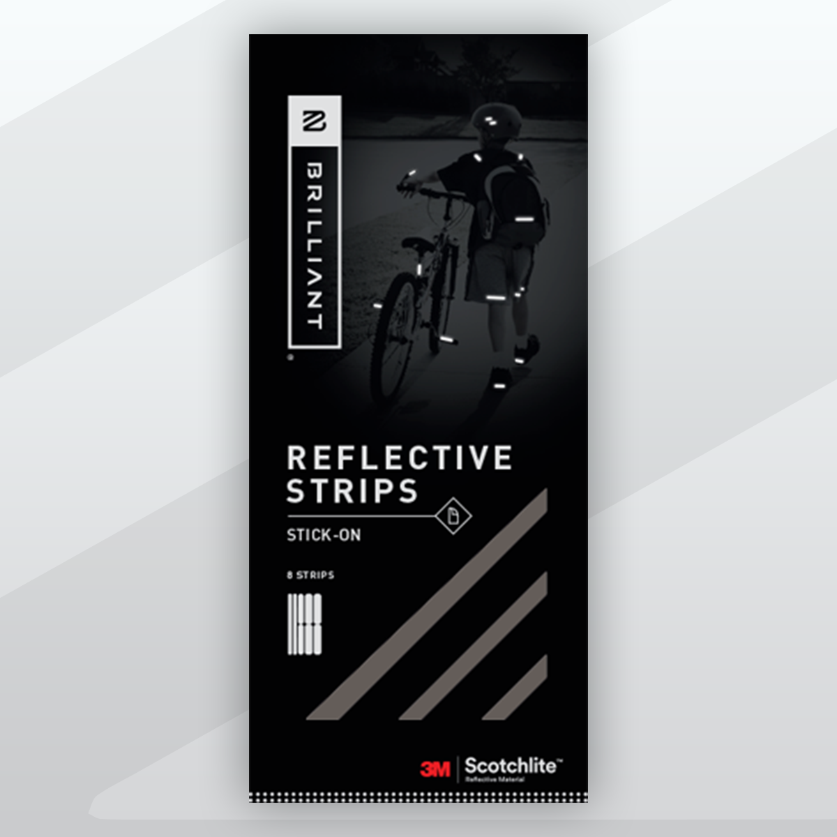 Brilliant Reflective Stick-On Strips