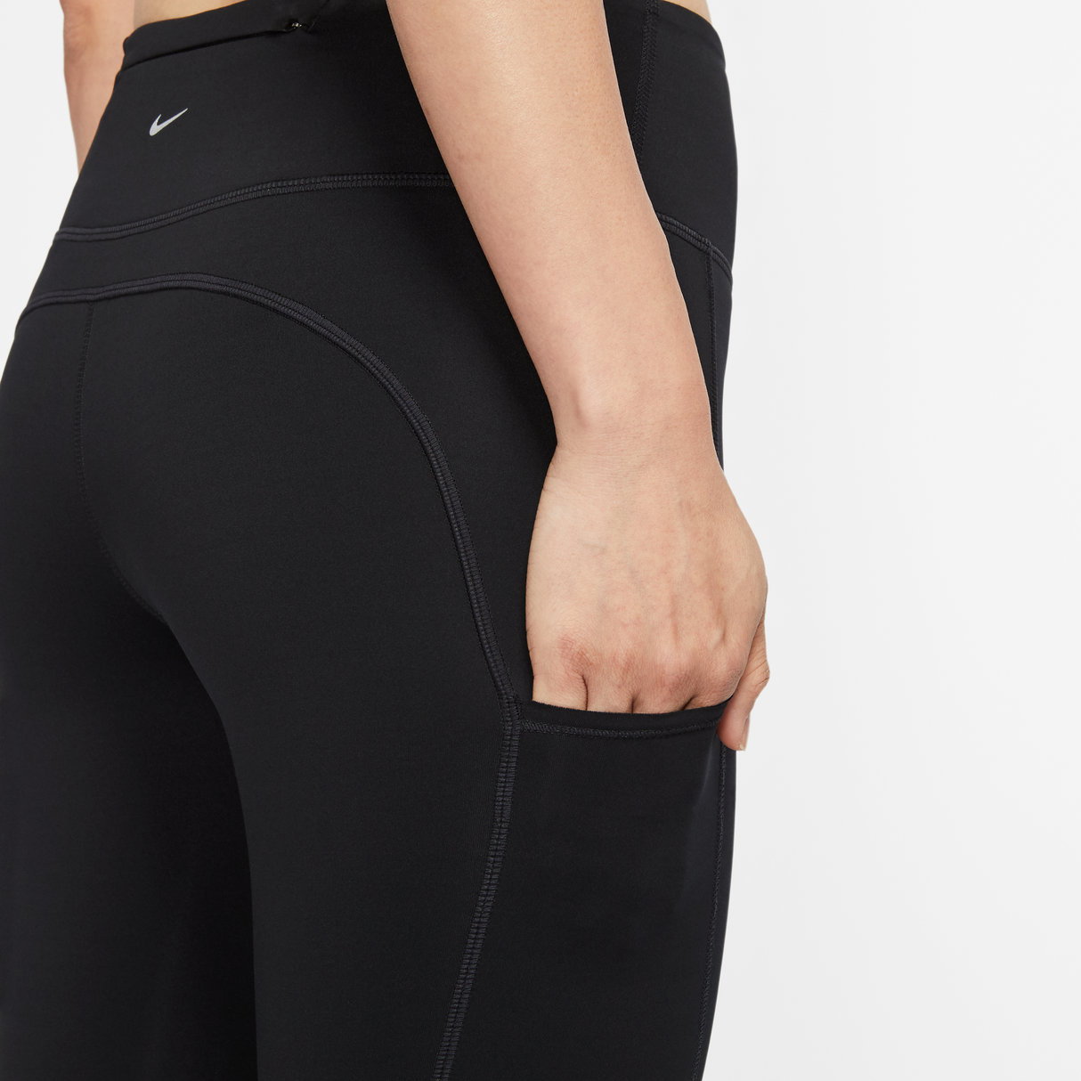 Luxe Women\'s Running Mid-Rise – Portland Epic Company Pocket Leggings Nike