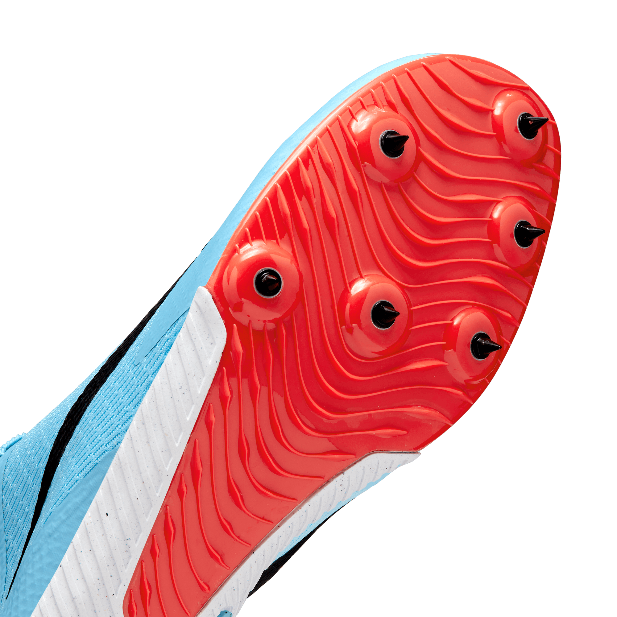 red track spikes nike