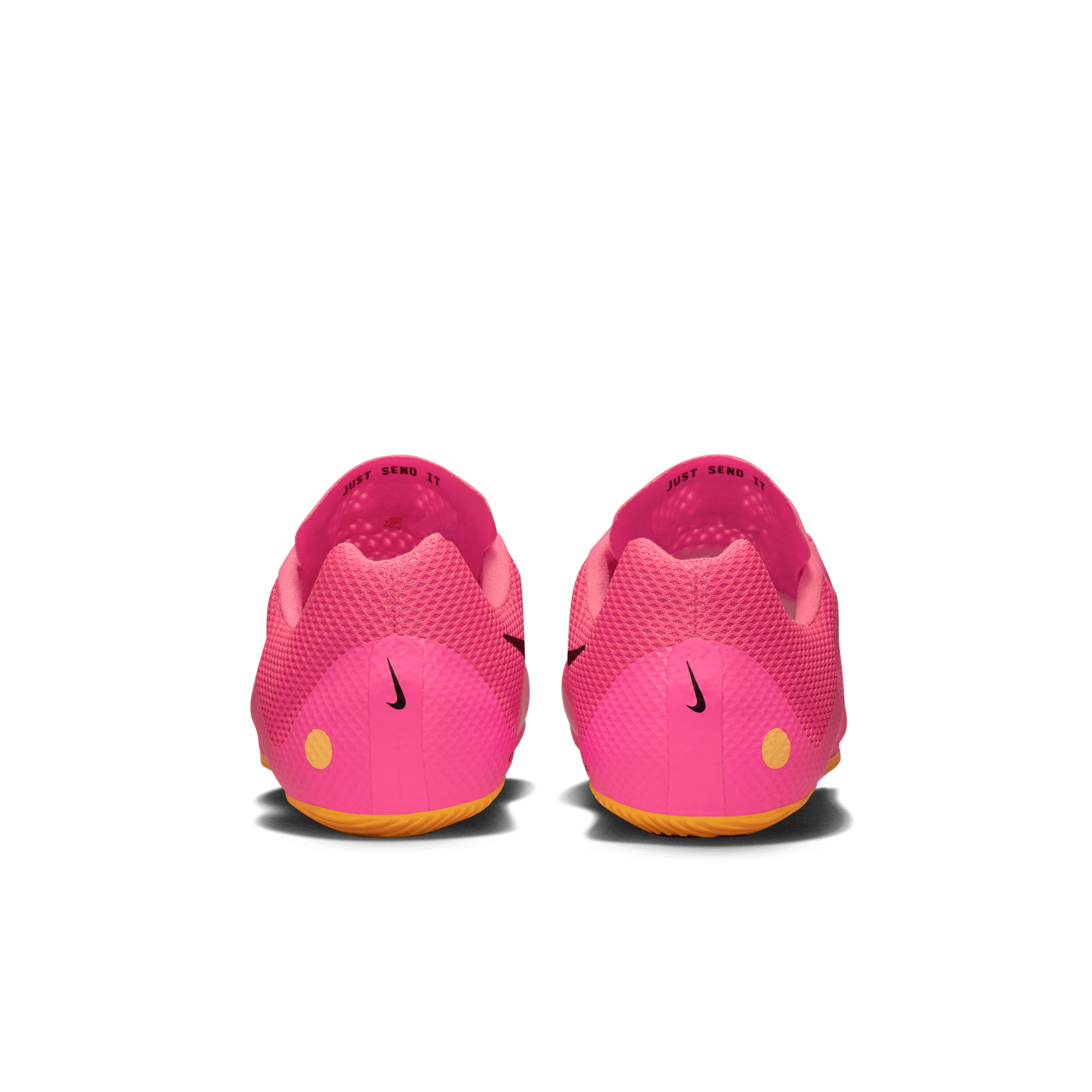 pink nike running spikes