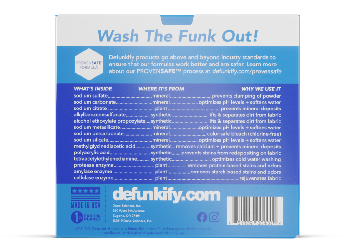Defunkify Active Wash 40oz Laundry Detergent