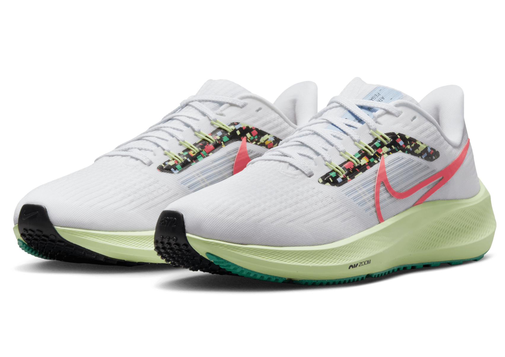 【23.5】WMNS AIR ZOOM PEGASUS 39 WIDE Amazon.com | Nike Women's Air Zoom Pegasus 39, White/Black-White