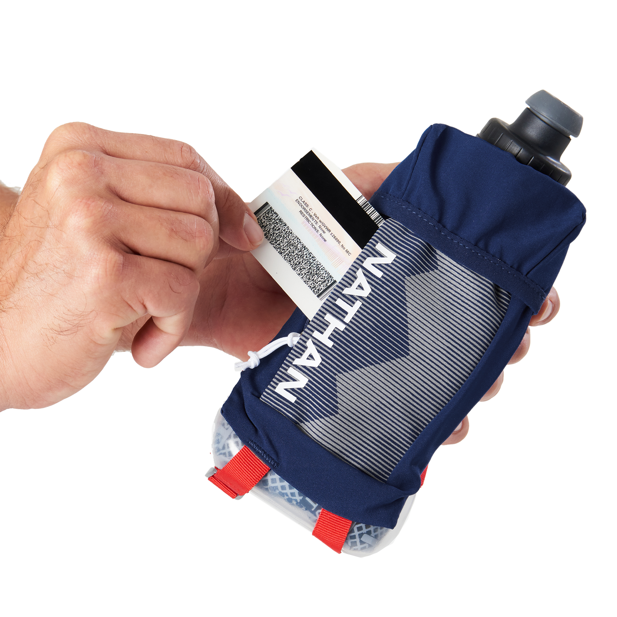 Nathan Quick Squeeze Insulated 18oz Handheld Bottle