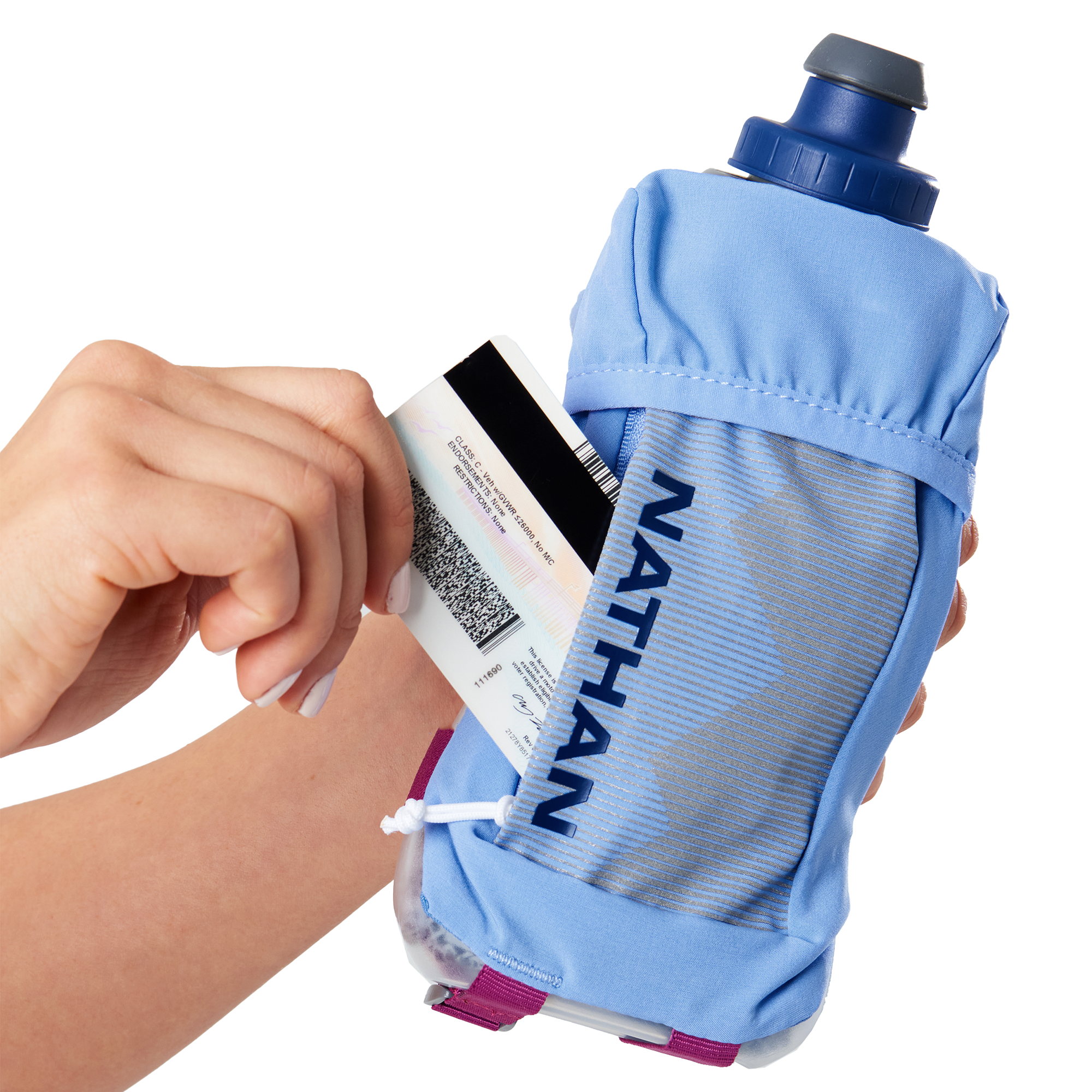 Nathan Quick Squeeze Insulated 18oz Handheld Bottle