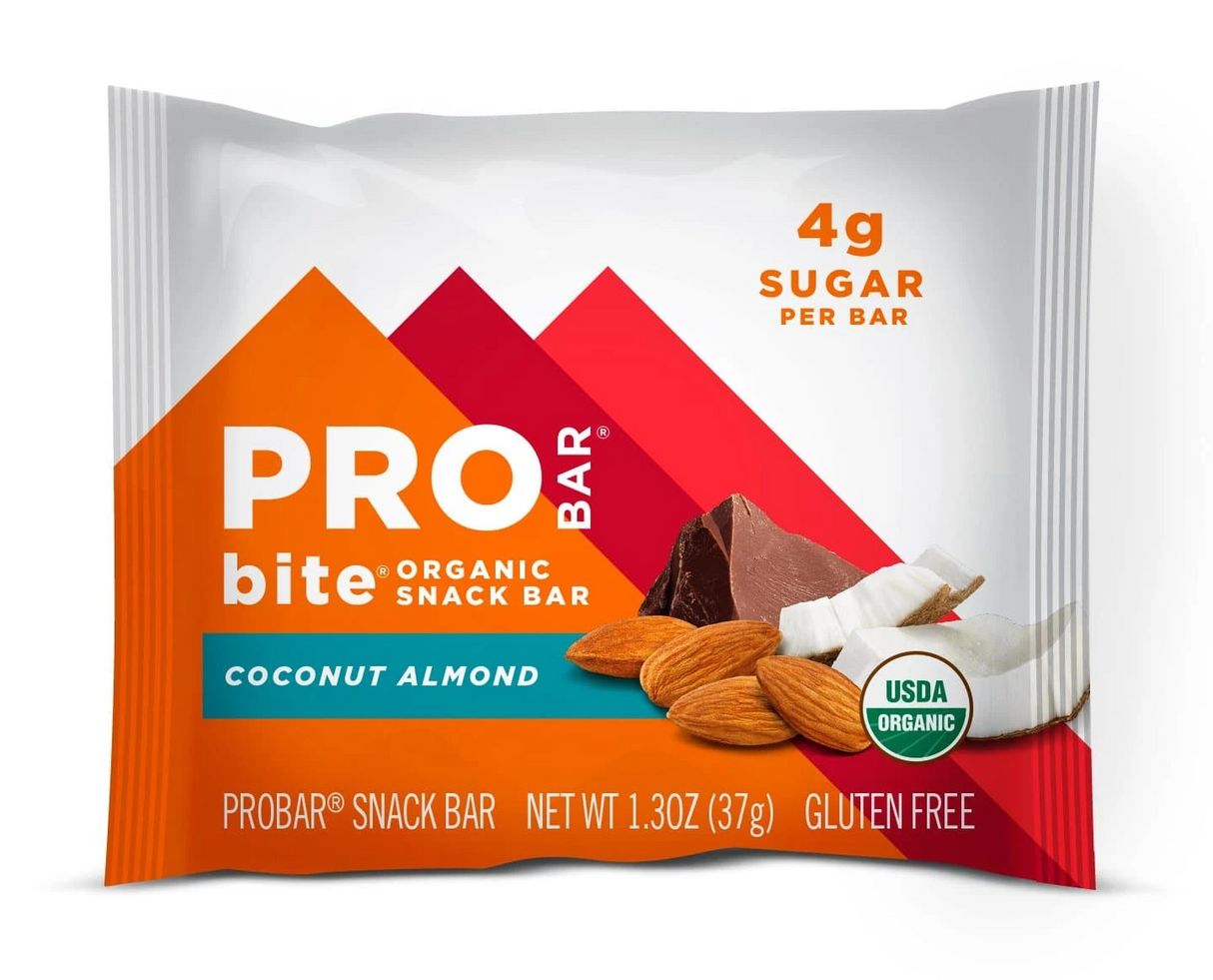 ProBar bite Organic Snack Bar Coconut Almond