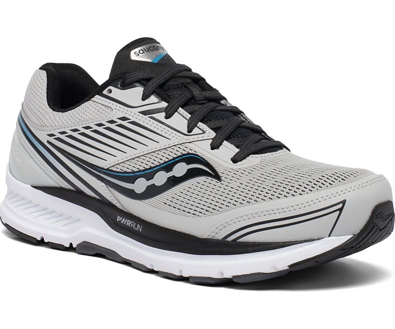 Saucony Men's Echelon 8 Neutral Road Running Shoe that accommodates an orthotic