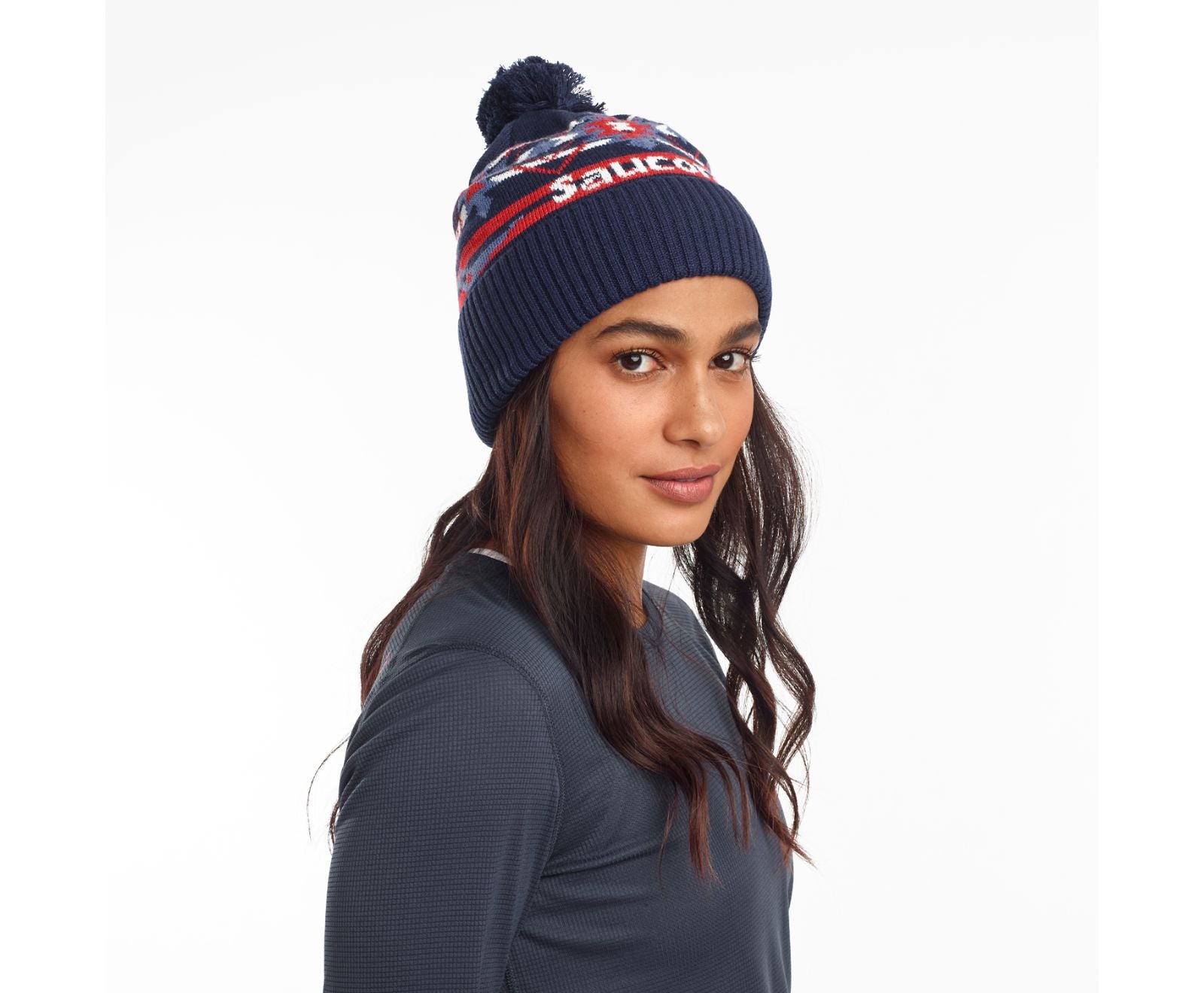 Saucony Rested Pom Beanie