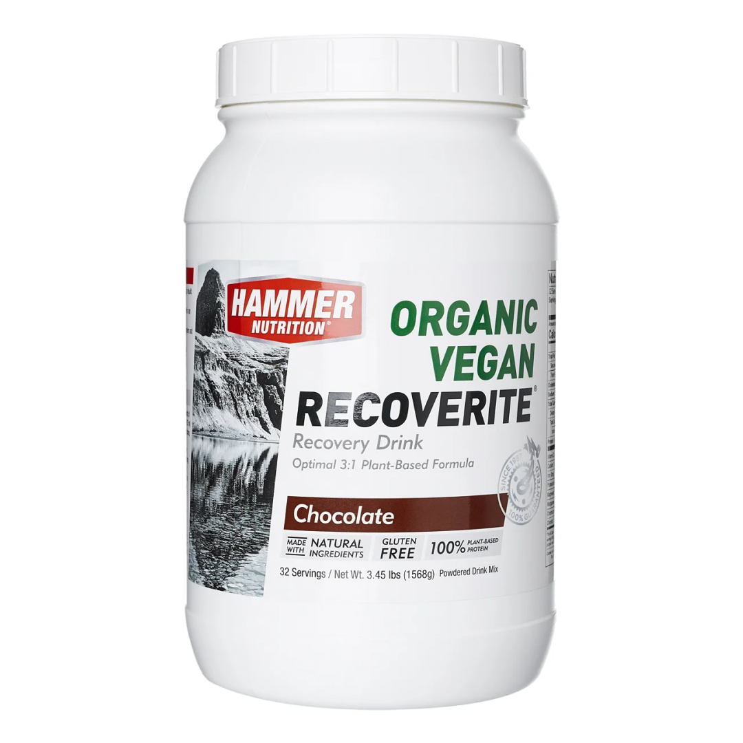 Hammer Nutrition Vegan Recoverite Post Workout Recovery Drink Mix 32-serving tub