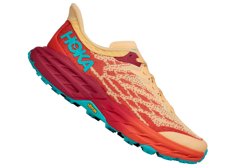 HOKA ONE ONE Women's Speedgoat 5 Trail Running Shoe Impala Flame